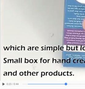 Hand Cream Packaging Environmentally Friendly Material Ink Printing Card Box