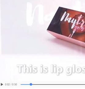 Lip Glaze Packaging Magnetic Flip Cardboard Box