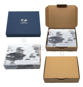 Men's Skin Care Set Gift Box Packaging Blue Premium Packaging