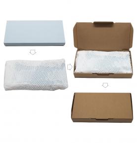 Perfume Mailing Packaging White Simple Corrugated Paper Box