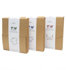Customized LOGO clothing packaging carton with natural design