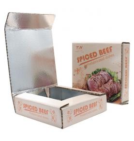 Cold chain shipping box for fresh beef