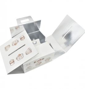 Cake insulation paper shipping box 