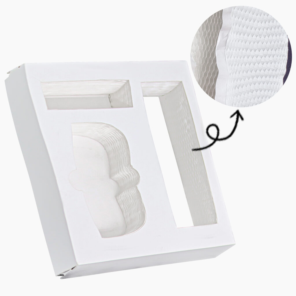 Eco-friendly retractable insert & packaging box