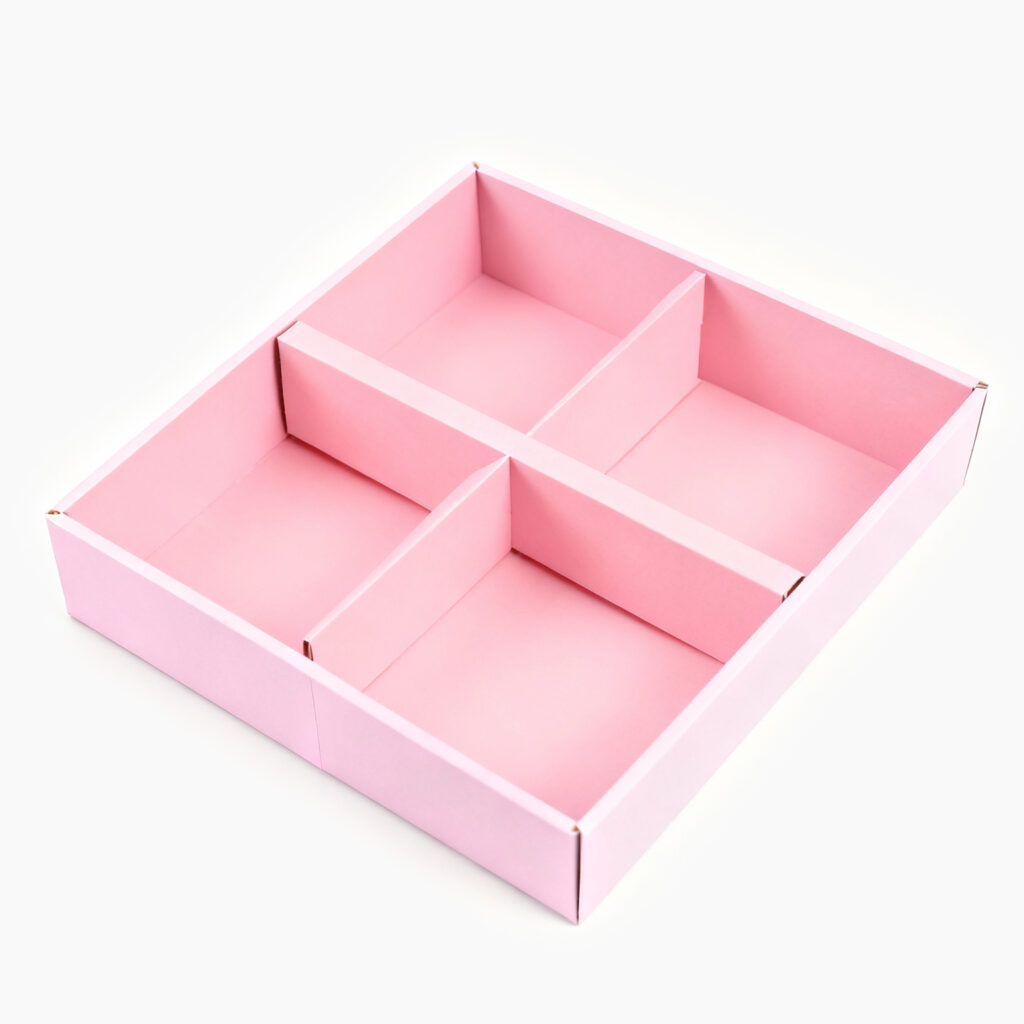 Folding carton divider inserts & packaging box