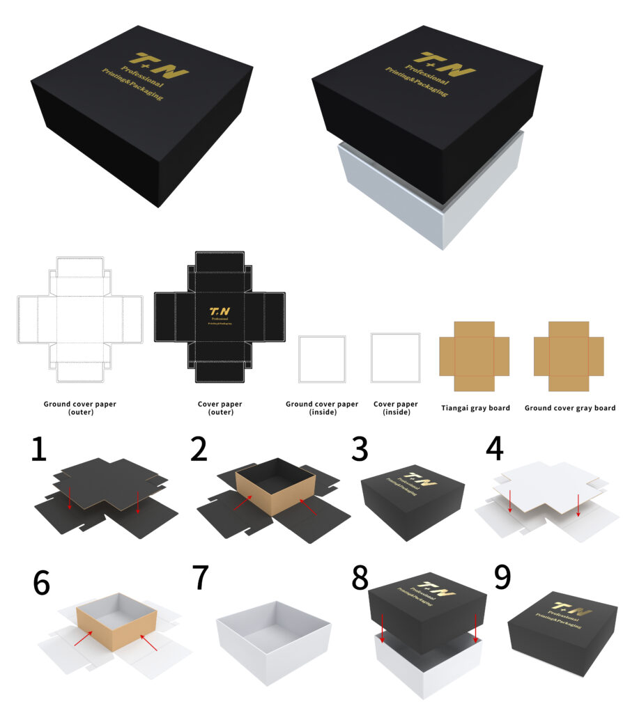 Lid And Base Box | Premium Custom Gift Packaging